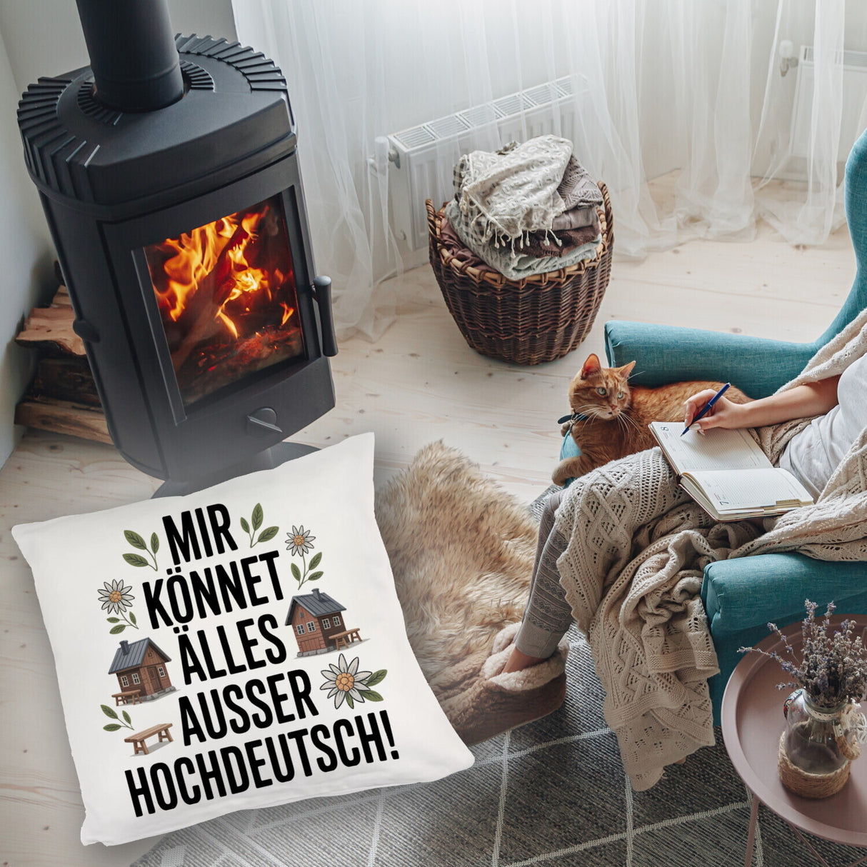Mir könnet älles außer Hochdeutsch Kissen Schwäbisch