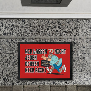 Gerichtsvollzieher nicht willkommen hier Fußmatte in 35x50 cm