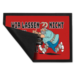 Gerichtsvollzieher nicht willkommen hier Fußmatte in 35x50 cm