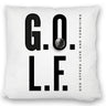 Golf. God offers love and forgiving Kissen