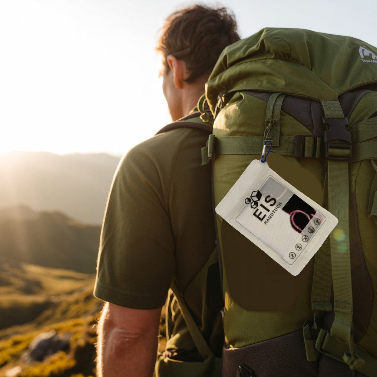 Jeder Lauf ist ein Geschenk Eishandtuch für Jogger