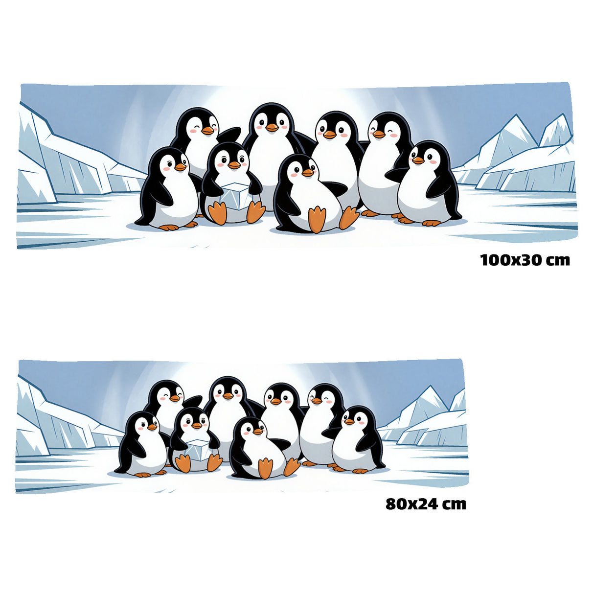 Pinguin Freunde Eishandtuch