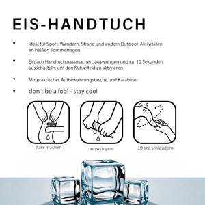 Spielende Eisbären Eishandtuch für Tierliebhaber