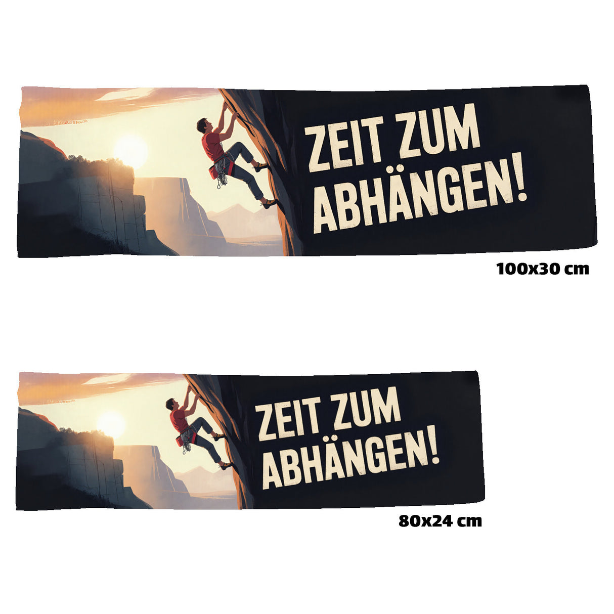 Kletterer Eishandtuch Zeit zum Abhängen