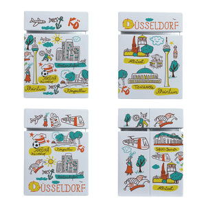 Düsseldorf Wimmelbild Dose mit Stülpdeckel