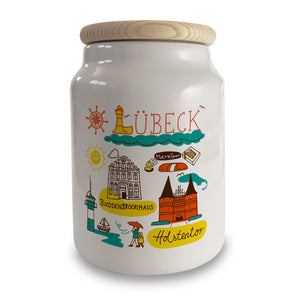 Lübeck Wimmelbild Keksdose