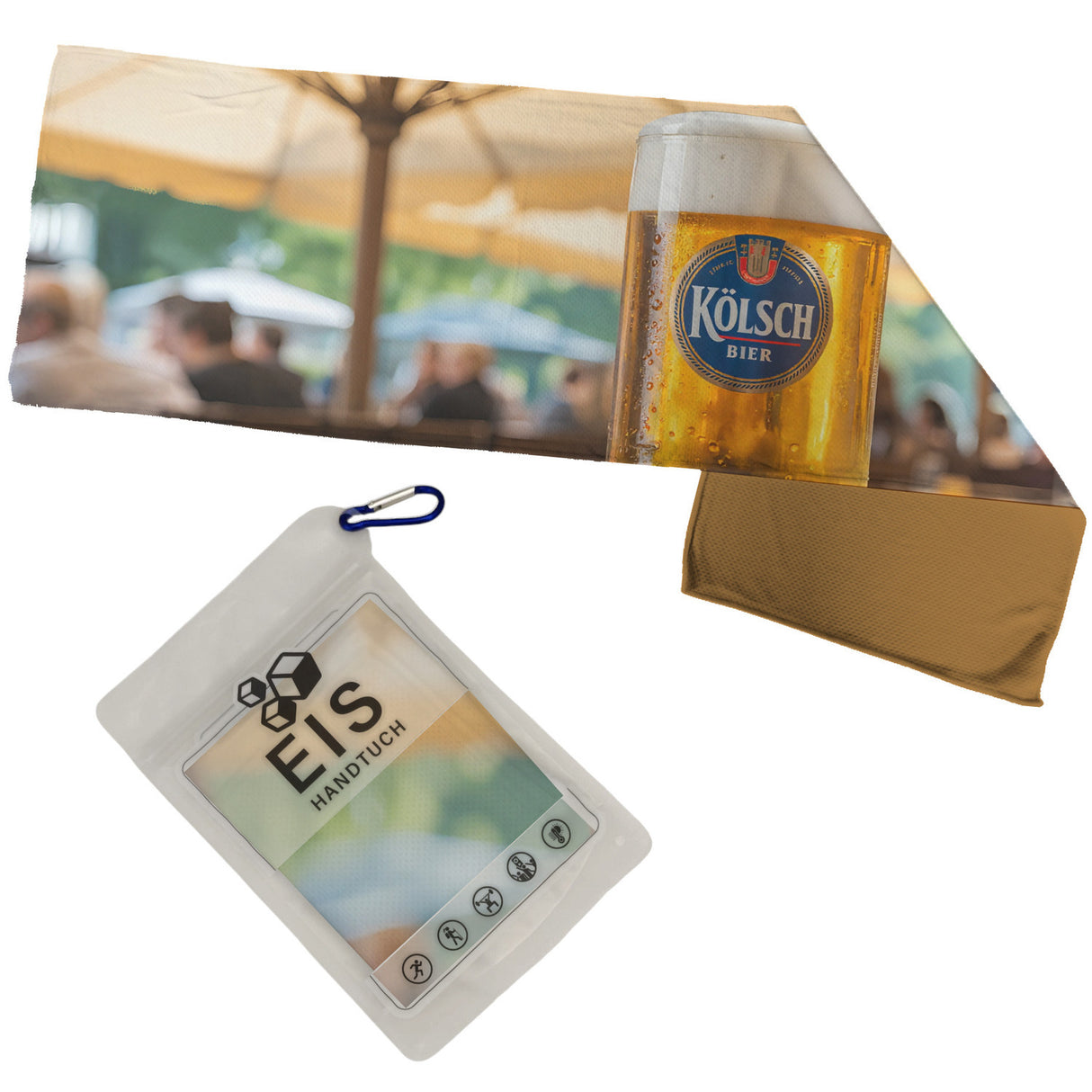 Kölsch Bier Eishandtuch für Bierliebhaber