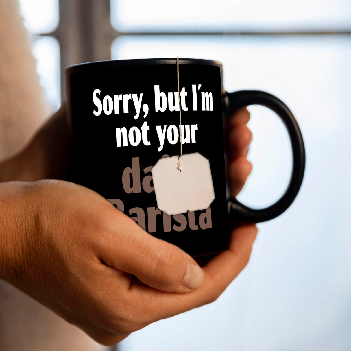 Sorry, but I am not your daily barista Tasse