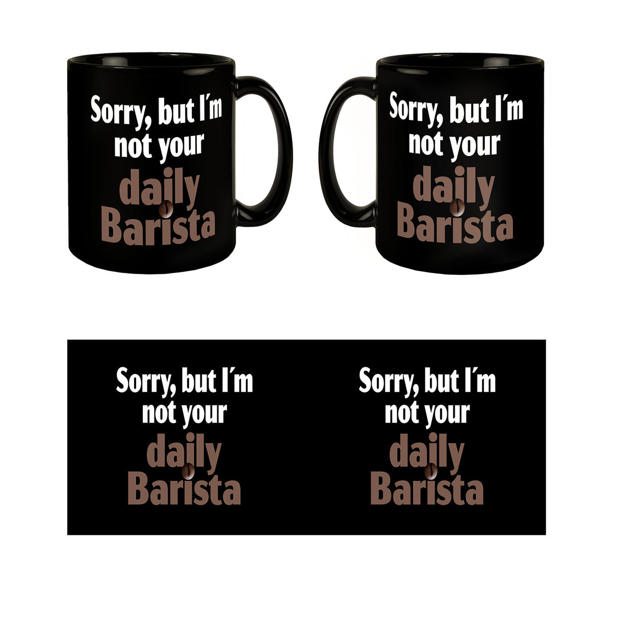 Sorry, but I am not your daily barista Tasse