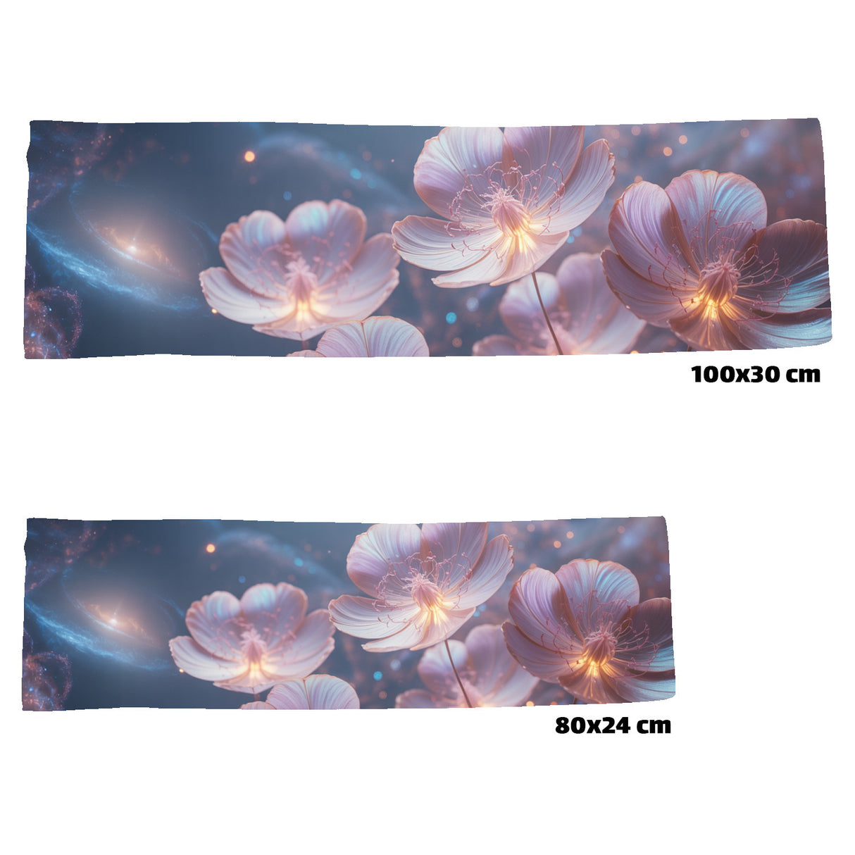 Pastellfarbene Blumen Eishandtuch für Träumer