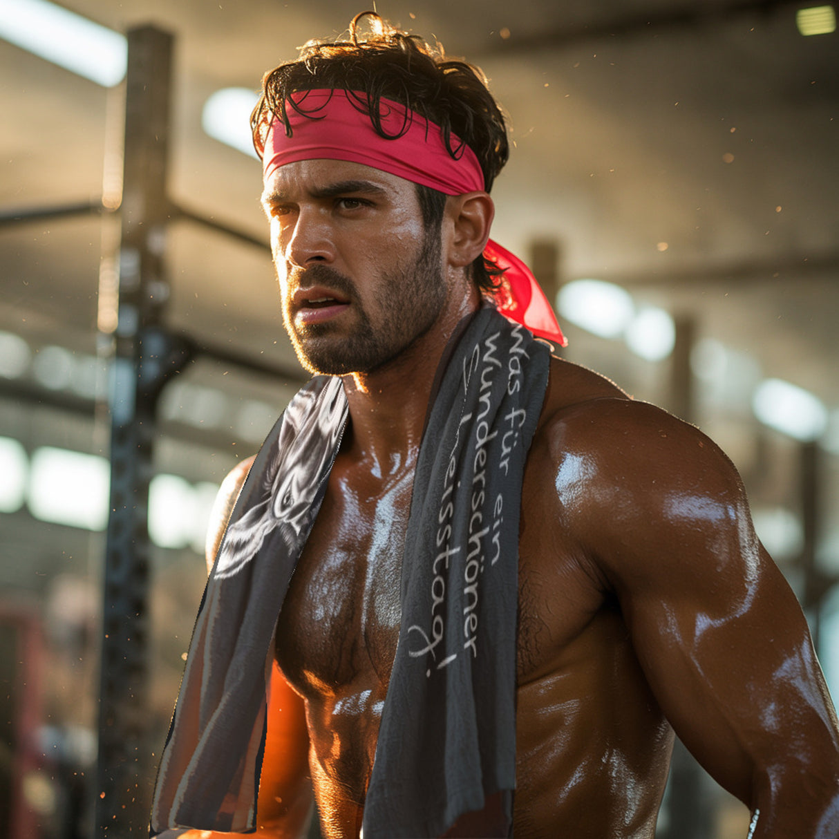 Esel Gesicht Scheisstag Spruch Humorvolles Eishandtuch