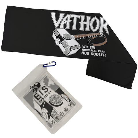 Thors Hammer Papa Spruch Vathor Eishandtuch