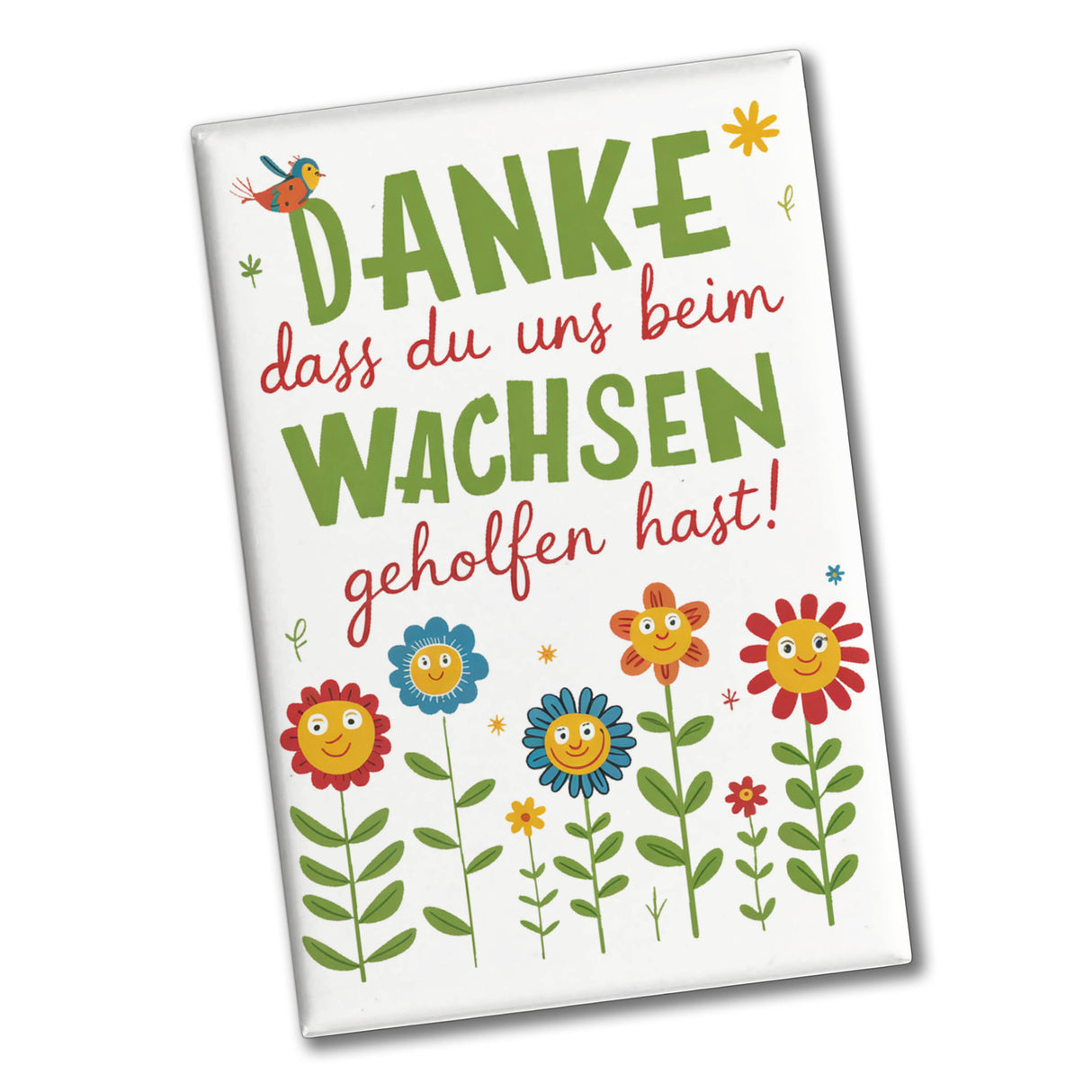 Danke dass du uns beim Wachsen geholfen hast! Souvenir Magnet für Erzieher und Lehrer