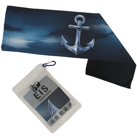 Anker im Aquarellstil Eishandtuch für Maritim Fans