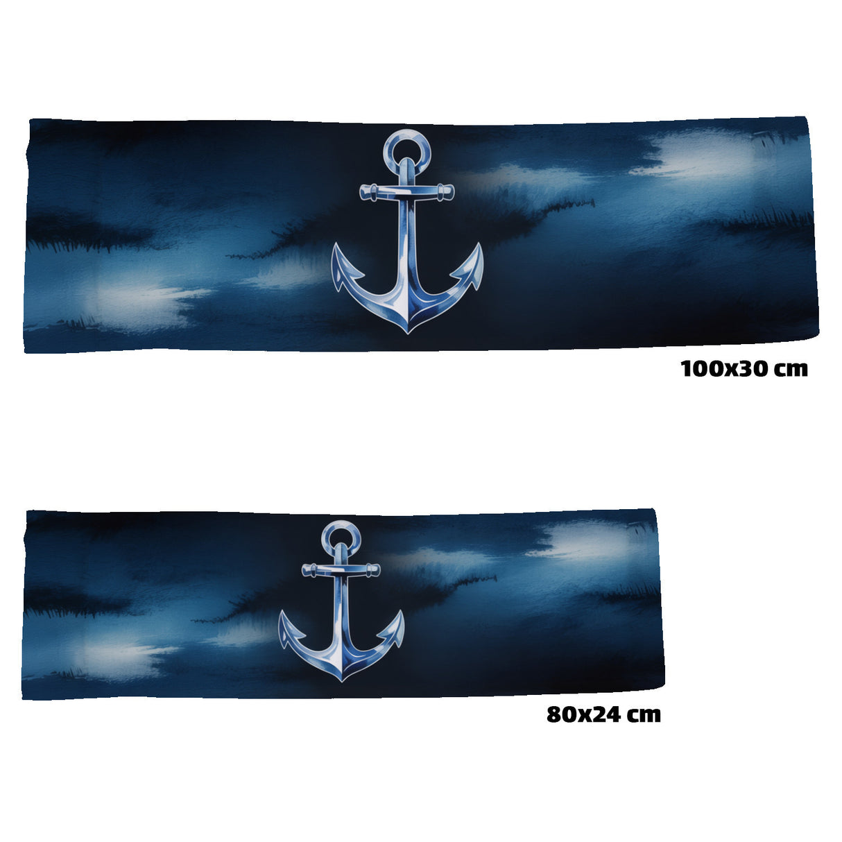 Anker im Aquarellstil Eishandtuch für Maritim Fans