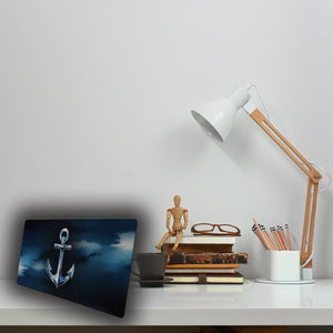 Anker im Aquarellstil Schreibtischunterlage 69x31cm XXL Mauspad für Maritim Fans