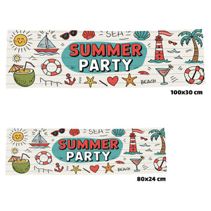 Sommer Doodles SUMMER PARTY Eishandtuch