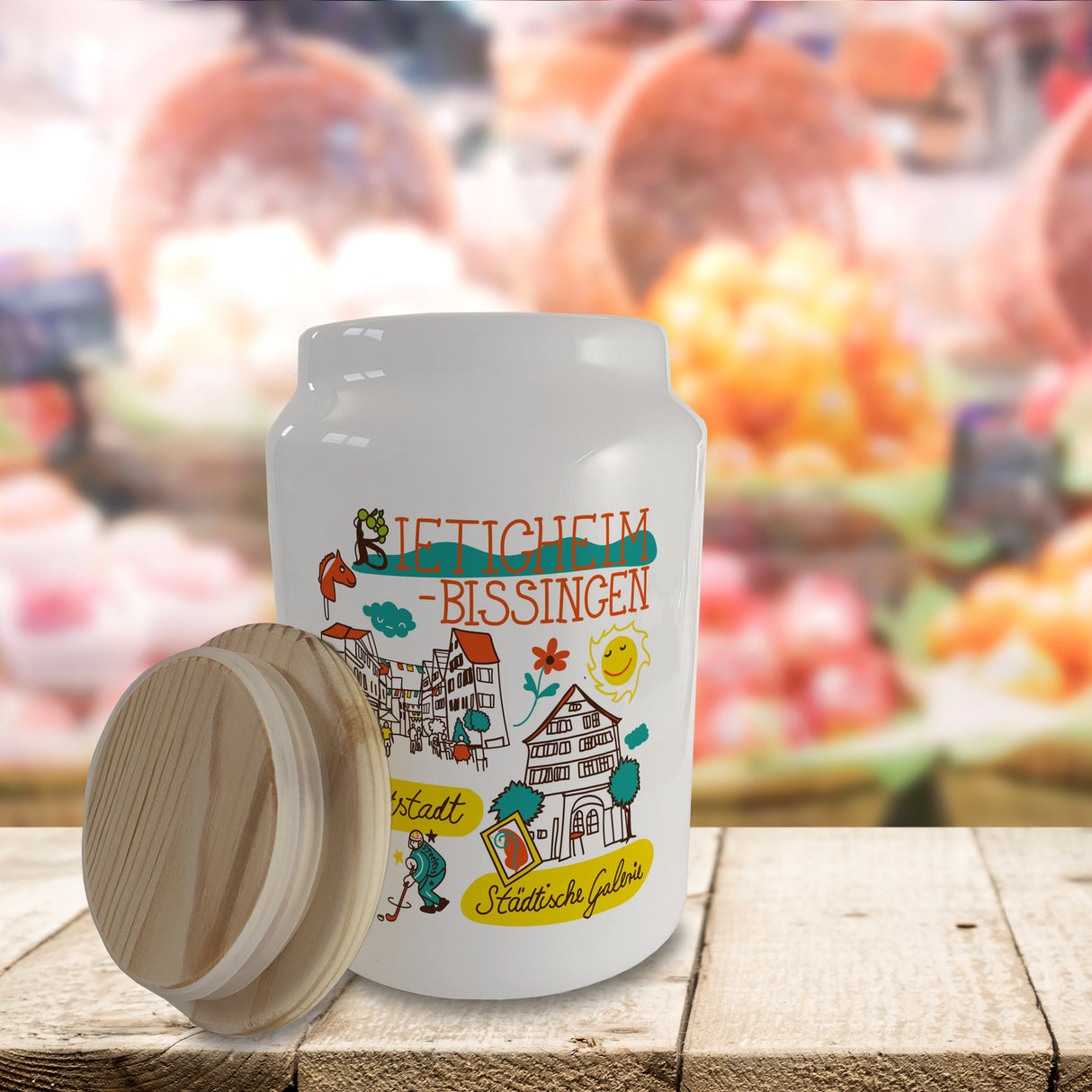 Bietigheim-Bissingen Wimmelbild Keksdose