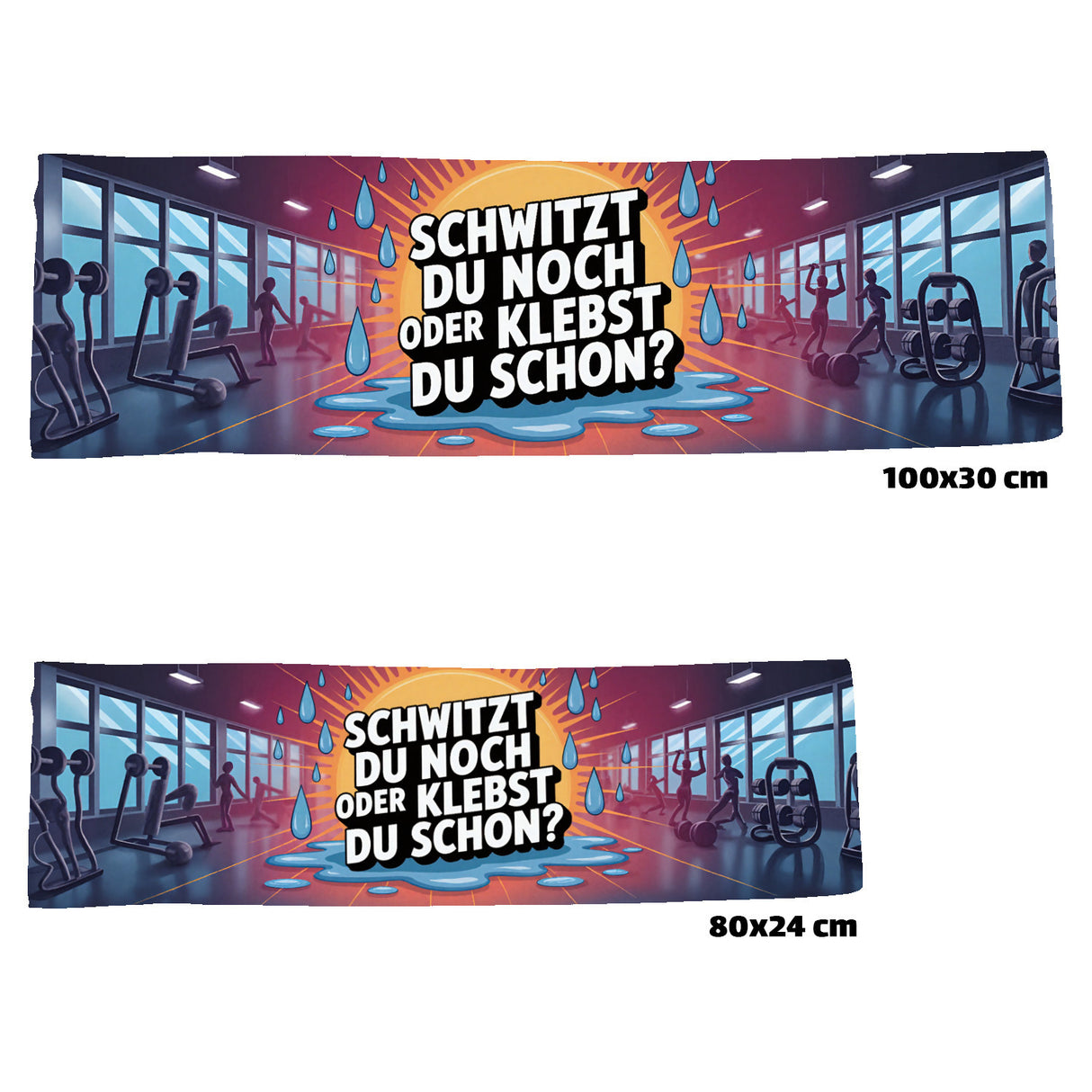 Schwitzt du noch oder klebst du schon? Eishandtuch für Sportler