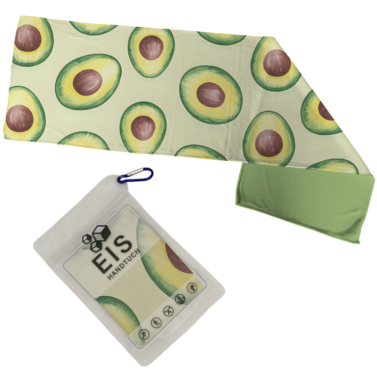 Avocado Eishandtuch für Superfood-Liebhaber
