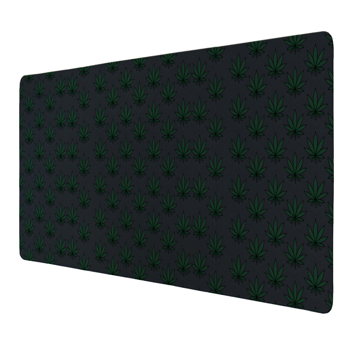 Cannabisblätter Schreibtischunterlage 69x31cm XXL Mauspad