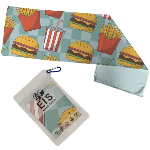 Retro Diner Eishandtuch für Fast-Food Fans