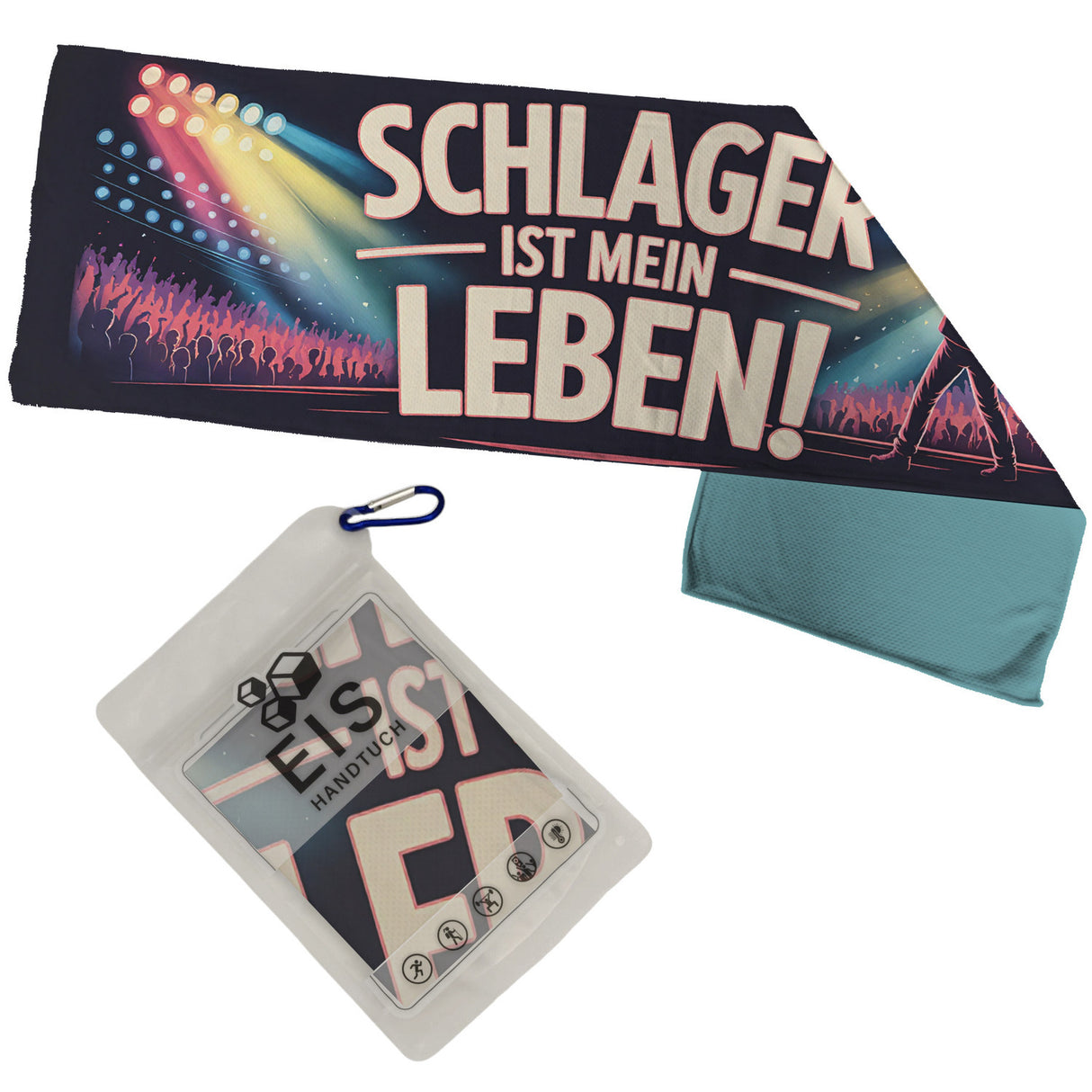 Schlager ist mein Leben Eishandtuch für Konzerte
