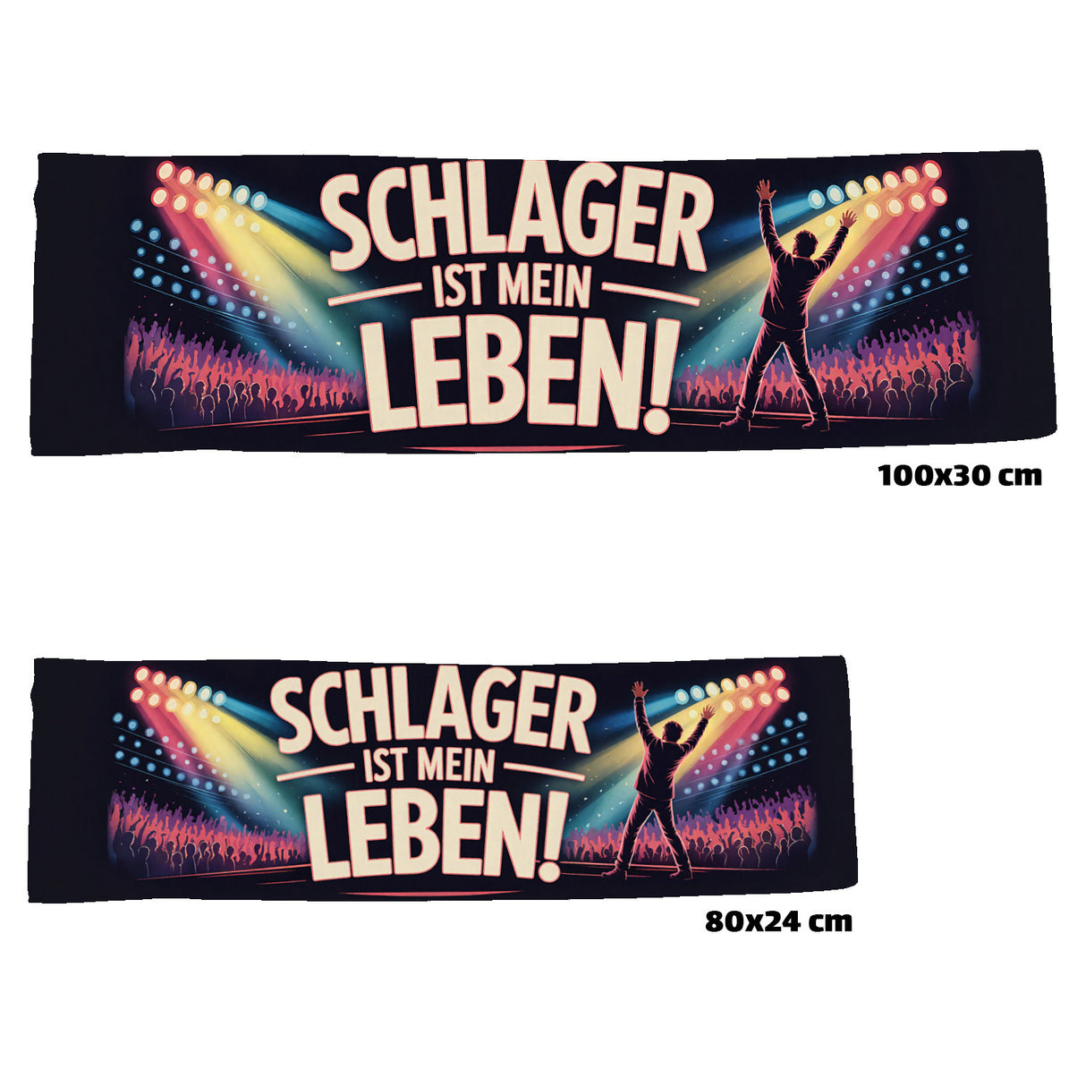 Schlager ist mein Leben Eishandtuch für Konzerte
