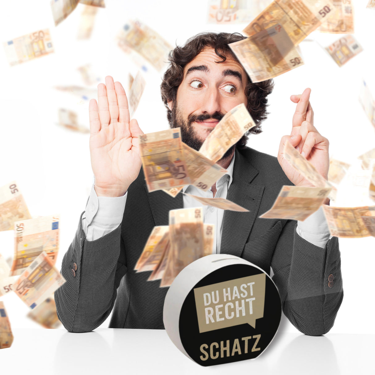 Du hast Recht Schatz Sprechblase Spardose