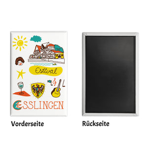 Esslingen Wimmelbild Souvenir Souvenir Magnet - Estival