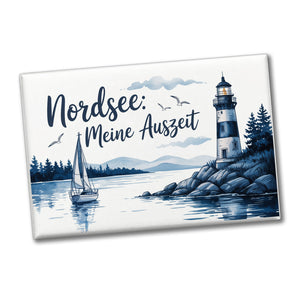 Leuchtturm Nordsee Auszeit Souvenir Souvenir Magnet
