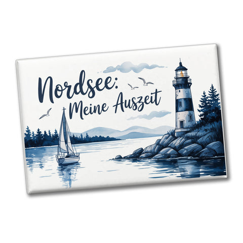 Leuchtturm Nordsee Auszeit Souvenir Souvenir Magnet