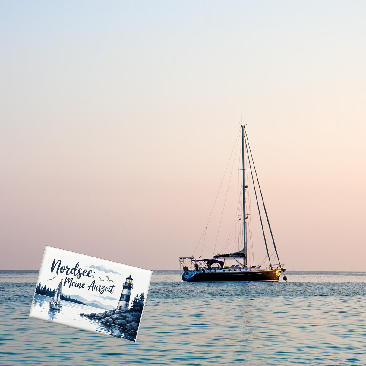 Leuchtturm Nordsee Auszeit Souvenir Souvenir Magnet