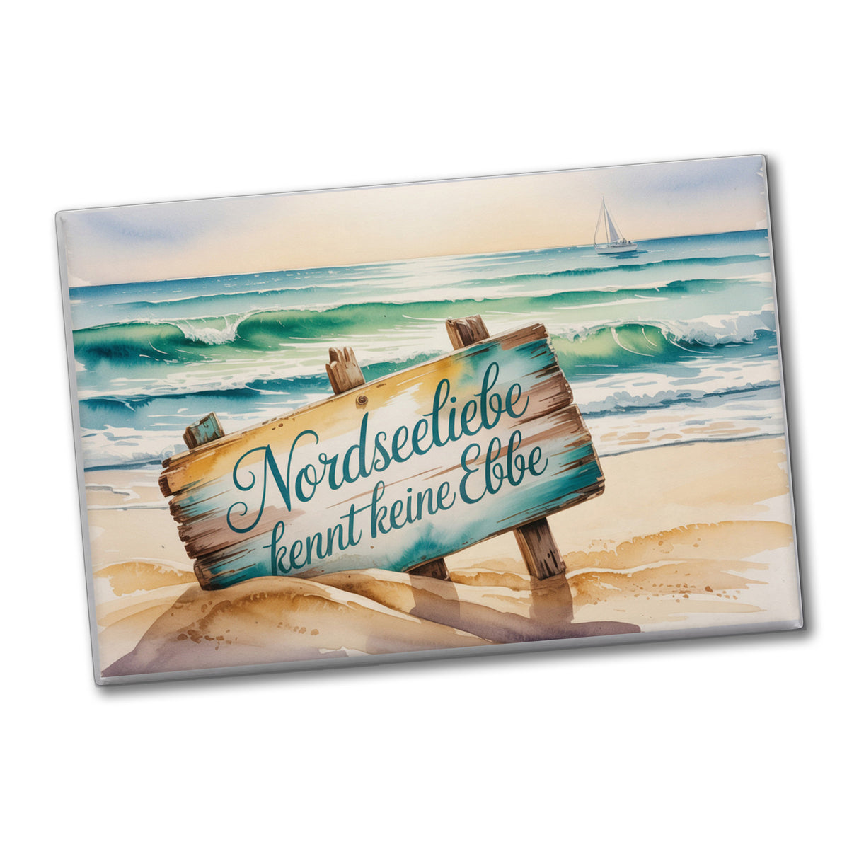 Meereslandschaft - Nordseeliebe Souvenir Souvenir Magnet