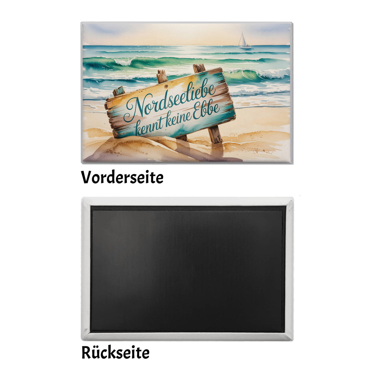 Meereslandschaft - Nordseeliebe Souvenir Souvenir Magnet