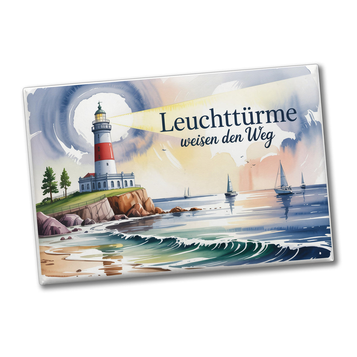 Leuchtturm Weisheiten Souvenir Souvenir Magnet Nordseelandschaft