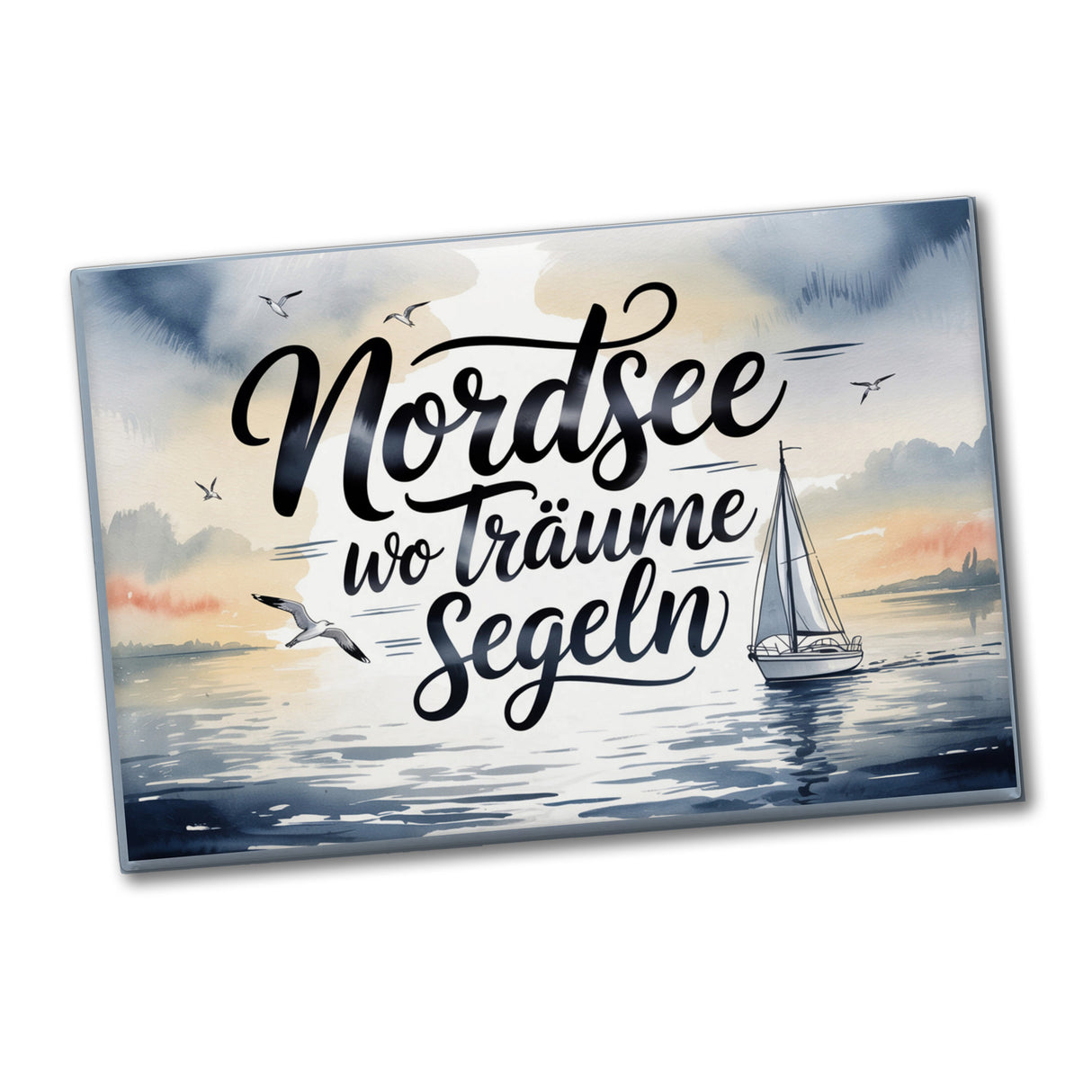 Nordsee Wo Träume segeln Souvenir Souvenir Magnet