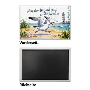 Möwe am Strand - aus dem Weg Souvenir Souvenir Magnet
