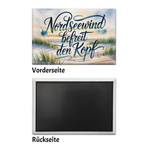 Nordsee Aquarell Souvenir Souvenir Magnet Nordseewind