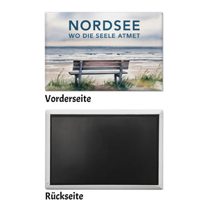 Nordsee Szene Wo die Seele atmet Souvenir Souvenir Magnet