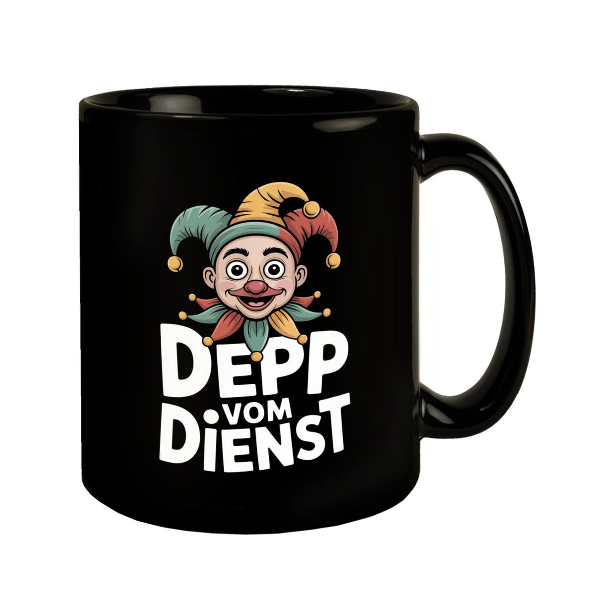Depp vom Dienst Tasse mit Kasperle Cartoon