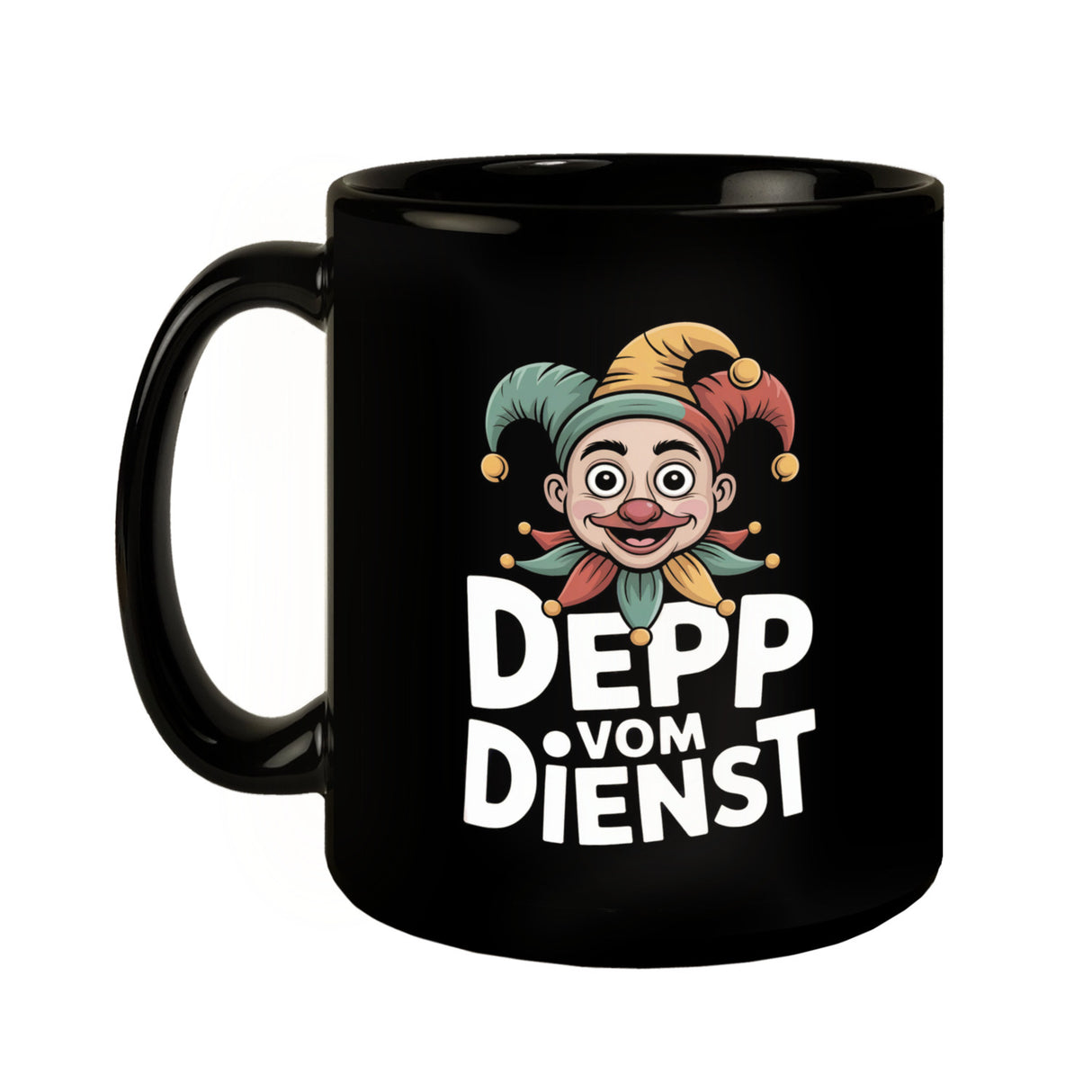 Depp vom Dienst Tasse mit Kasperle Cartoon