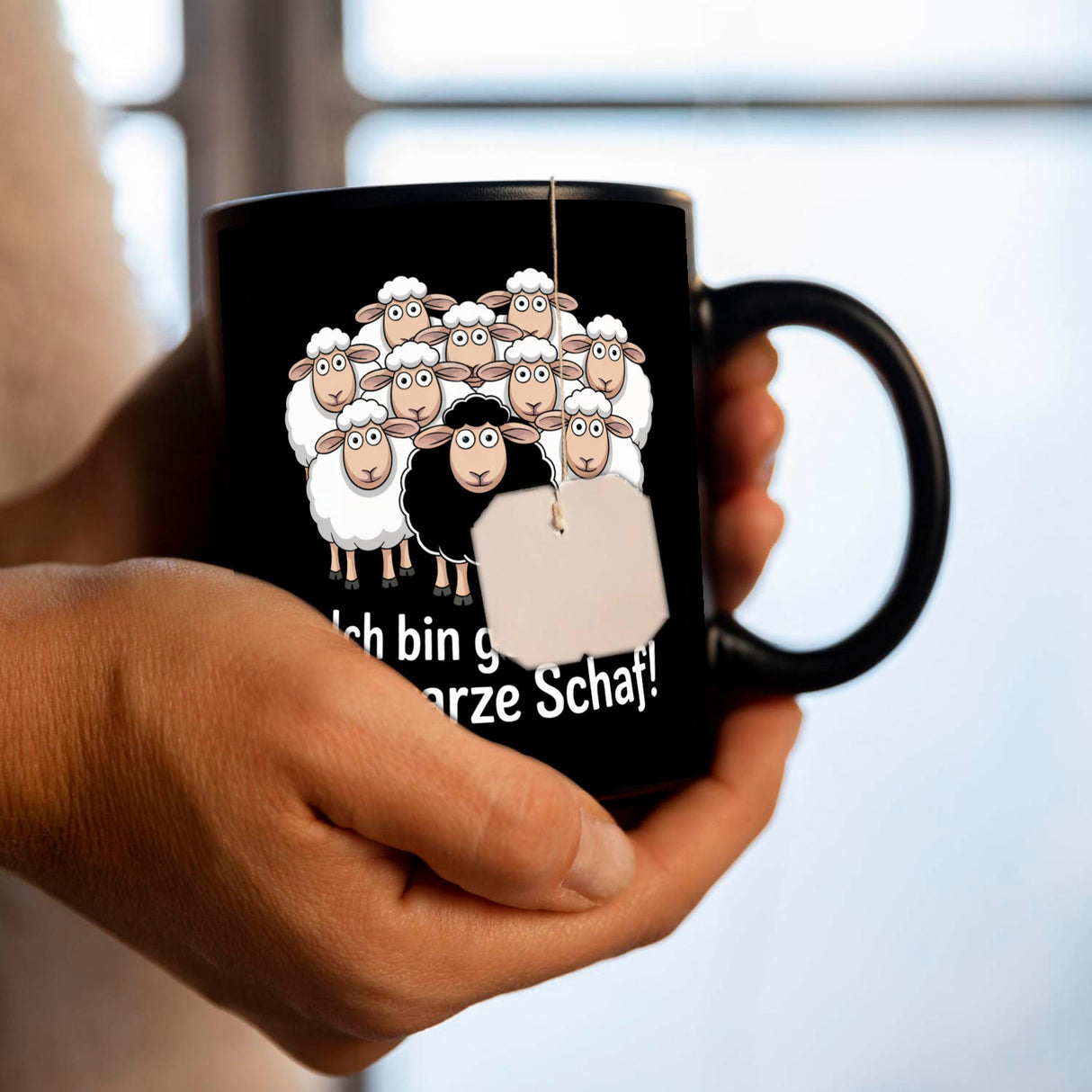 Ich bin gern das schwarze Schaf! Tasse