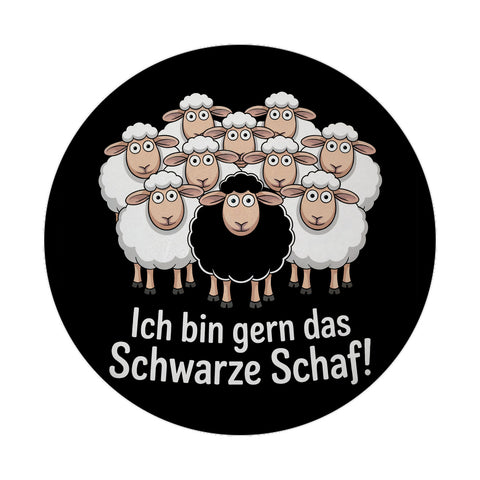 Ich bin gern das schwarze Schaf! Magnet