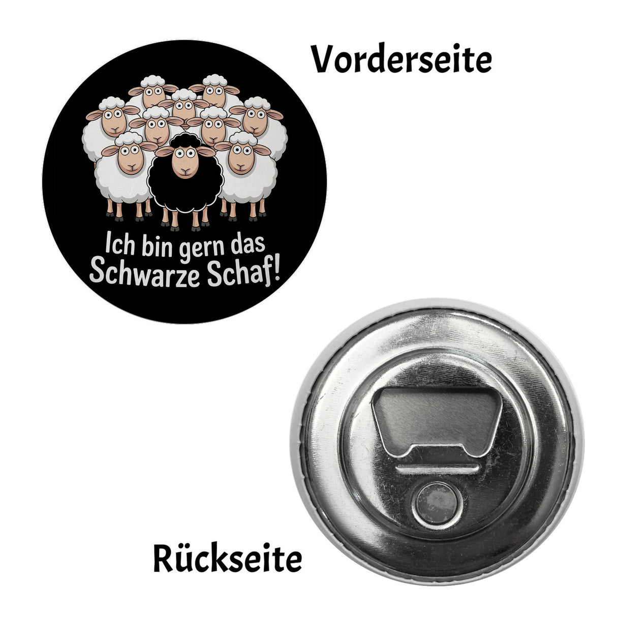 Ich bin gern das schwarze Schaf! Magnet