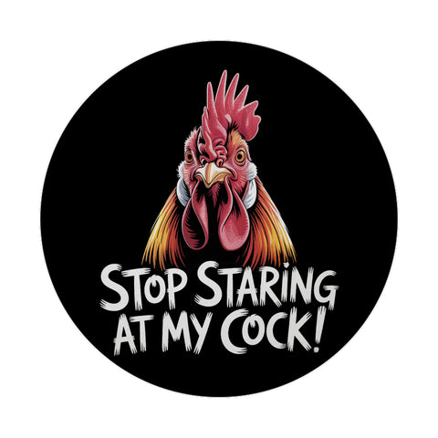 Stop staring at my cock! Magnet mit lustigem Hahn