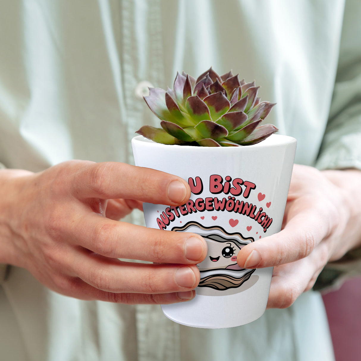 Kawaii Auster Du bist Austergewöhnlich Blumentopf