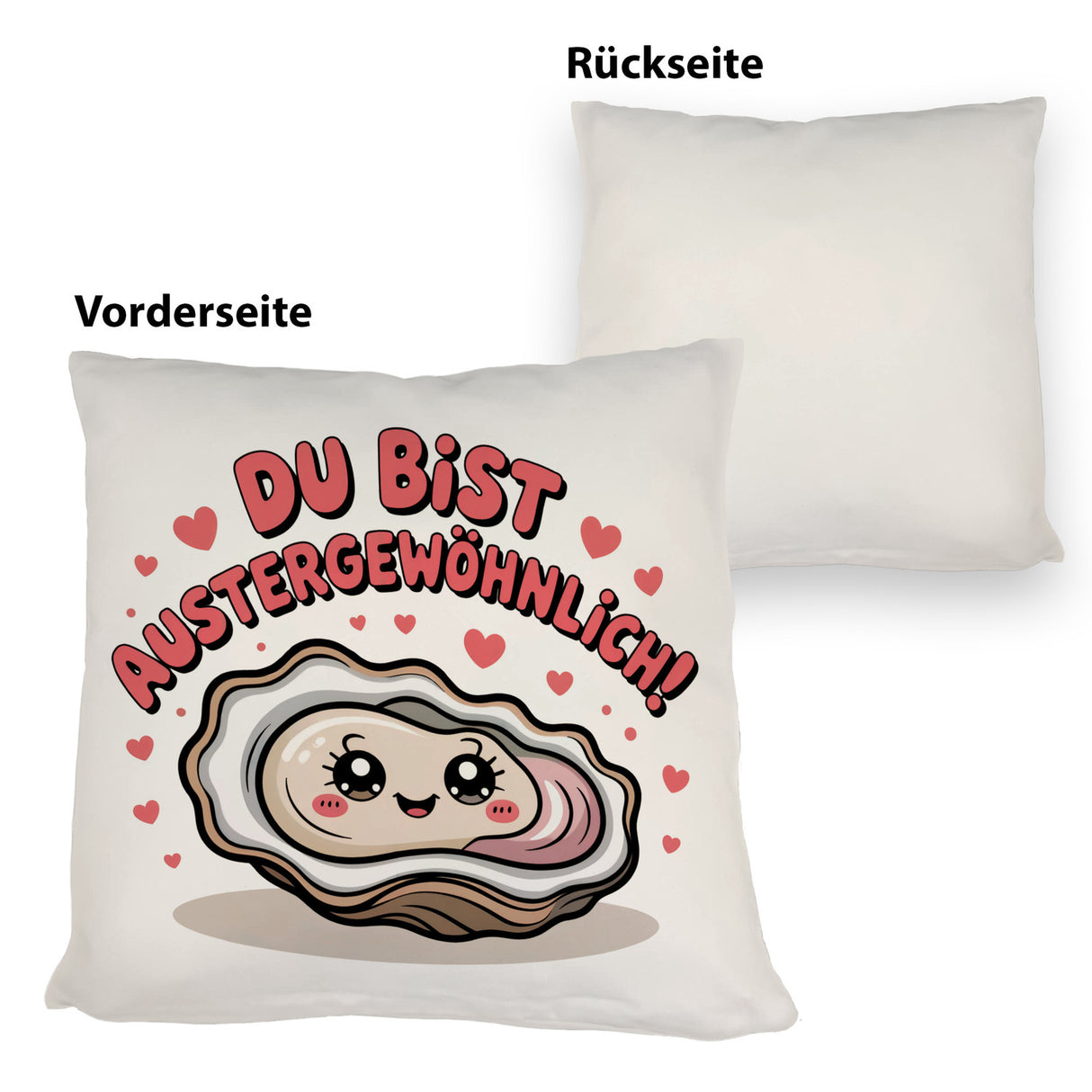 Kawaii Auster Du bist Austergewöhnlich Magnet Kissen