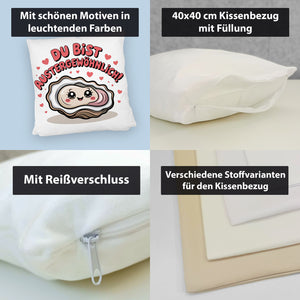 Kawaii Auster Du bist Austergewöhnlich Magnet Kissen