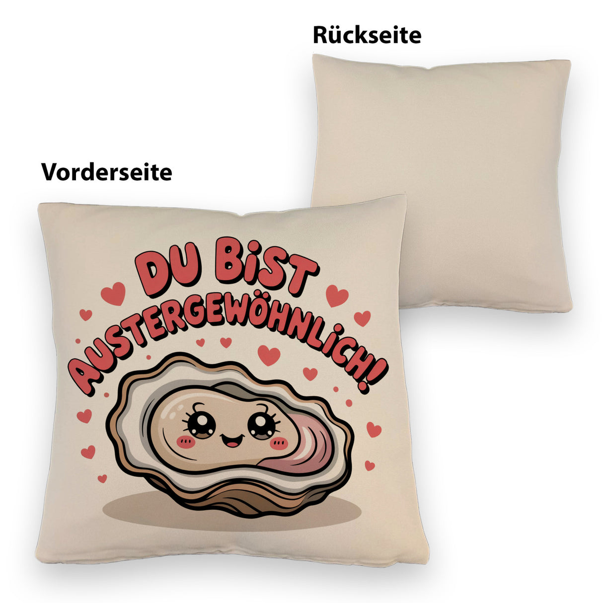 Kawaii Auster Du bist Austergewöhnlich Magnet Kissen
